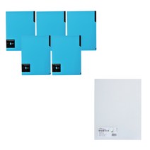 에코청운 에코컬렉터 키핑 L 홀더 A4 5p + PP 명함 L 홀더 A4 10p 세트, 하늘(키핑홀더), 투명(명함홀더), 1세트