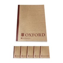 OXFORD 크라프트 잘펴지는 노트 A4, 혼합색상, 6개