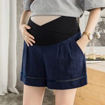 밑단 포인트가 멋진 컴포터블 임부용 반바지