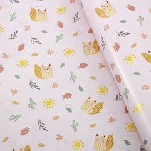 마켓감성 벌쓰데이 아기자기 선물 포장지, 다람쥐, 20개