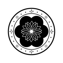 HTP 전통 문양 타일, 꽃문 베갯모(K0742 9563)