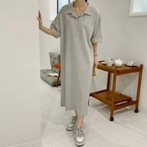 보리맘 로지 카라 빅사이즈 롱 임부 원피스 a791