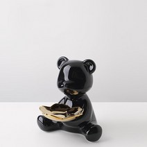 프롬아떼 인테리어 소품 곰돌이 악세사리 오브제, 블랙곰(QA_20_02)