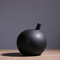 스몰 마우스 기우뚱 화병, 블랙