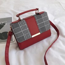 따니네 모던 체크 크로스백 BB020