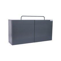 두진 욕실 상부 여닫이장 DW-H302, 그레이, 1개