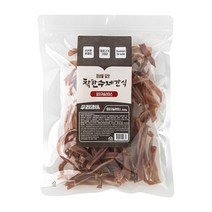 우리멍이 강아지 수제간식 대용량 300g, 1개, 돼지귀슬라이스맛