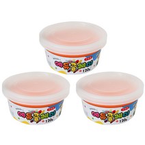 에듀클레이 낱색 3p, 주황, 120g