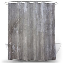 벽돌패턴 샤워커튼 TYPE7 100 x 180 cm + 고리 12p, 1세트