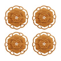 고풍스러운 다도 대나무 홀더 꽃봉오리 4p, 혼합색상