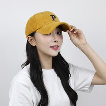 마이엠캡 컬러 캐피탈 P 코듀로이 볼캡