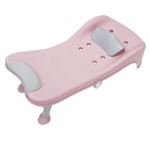 [샴푸의지] 베이비캠프 접이식 아기 다용도 샴푸 체어, Pink