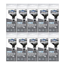 도루코 ALL NEW 페이스 포 4중날 일회용 면도기 FRC100-1P, 1개입, 10개