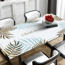 마켓에이 북유럽감성 PVC 방수 식탁보 매트, TYPE8, 60 x 120 cm