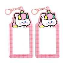 핑크풋 9000 포토카드 홀더 2p, 유니코니