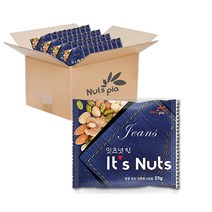 넛츠피아 잇츠넛 프리미엄 진 하루견과, 25g, 100개입
