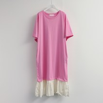 어반프랑 여성용 네온 루즈핏 머메이드 롱원피스