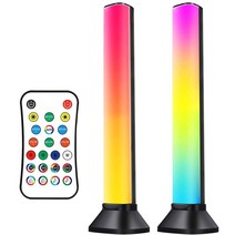 비상 라이트바 게이밍 PC방 모니터 TV 간접조명 소리반응 LED바 세트