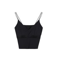 비앤지 여성용 다잇슈 크롭 탑나시 이너 탱크탑