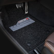 비비키 확장형 발판 코일카매트 1열 + 2열 세트, 아우디 A7 (S7/RS7/4K) (2020년~), 블랙