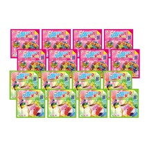 칼라팬시 1000 모빌꽃접기 양면색종이 8p + 모빌꽃접기 단면색종이 8p 세트, 1세트, 30색