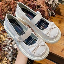 여성용 라운드 토 리본 단화 GH74_RD_1145