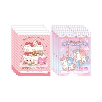 아이비스 여아용 그림 일기장 CR11830 2종 x 5p 세트, 디저트타임, 회전목마, 1세트