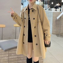 민성컴퍼니 임산부 임부복 트렌치 숏 코트