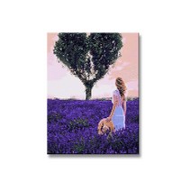 인디홈 초보자용 DIY 보석 십자수 명화 제작 키트, ETC01, 1세트