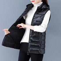 소니오 에뚜알 퀄팅 후드쪼끼 패딩 임부복
