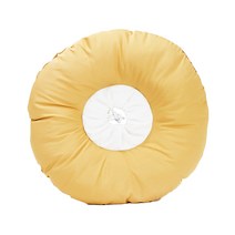 카르노코리아 반려동물 폭신 라운드 넥카라 옐로우 2XL, 280g, 1개
