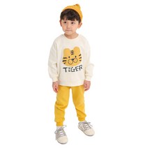 삼소니 아동용 타이거 상하의 세트