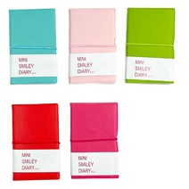더오픈하우스 2000 스마일 색지 미니포켓수첩 74-0272 5종 세트, MINT, LIGHT PINK, LIGHT GREEN, RED, HOT PINK, 1세트