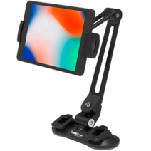 별다섯 차량용 핸드폰 태블릿 거치대 2단 흡착형 듀얼패드, 블랙, 1개