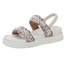 여성용 러블리 포인트 스트랩 샌들