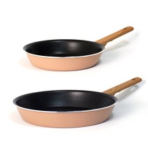 키친아트 몬트 인덕션 후라이팬 2종세트, 혼합색상, 후라이팬20cm + 28cm