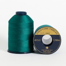 코튼빌 코아사 고급 미싱 재봉실 45수 2합 2p, 1700m, C037, 2개