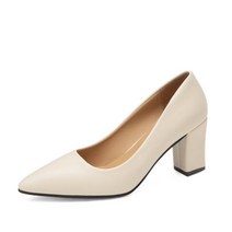 에이홉 베이직 심플 통굽 하이힐