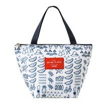 토트백 스타일 알루미늄 호일 보온 도시락 가방 02, 1개