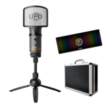 인프라소닉 마이크 + 마우스 장패드 세트, UFO MINI(마이크), MANIC Gaming Field P1(장패드)