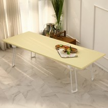 스토리퍼니쳐 LPM 비스포크 접이식테이블 1200 x 600 mm, 버터옐로우