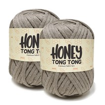 니뜨 허니 통통 뜨개실 100g x 2p, 108 멜란브라운, 2개