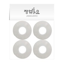 장바요 양면 실리콘 겔 테이프 2mm x 3cm x 3m 4p, 1개