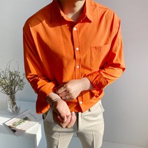 머시따 남성용 링클프리 베이직 카라 셔츠