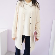 빅걸스토리 여성용 기본 데일리 뉴말랑 니트 가디건
