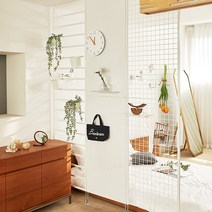 까사마루 매직 파티션 가벽 타공판 2400~2500mm, 1개, 화이트