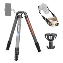 이노엘 2in1 카본 삼각대 겸 모노포드 + 카메라 스트랩 세트, ST424C