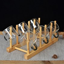 솔룸 컵 나무 거치대 수납 12구, 1개
