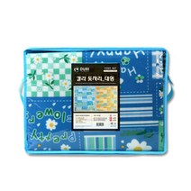 두리산업 방수 피크닉매트 코스모스 돗자리, 블루