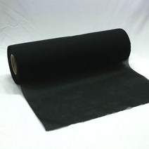 접착 실크 심지롤 36cm, 검정색, 1개